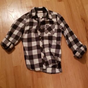 Girls Plaid Shirt